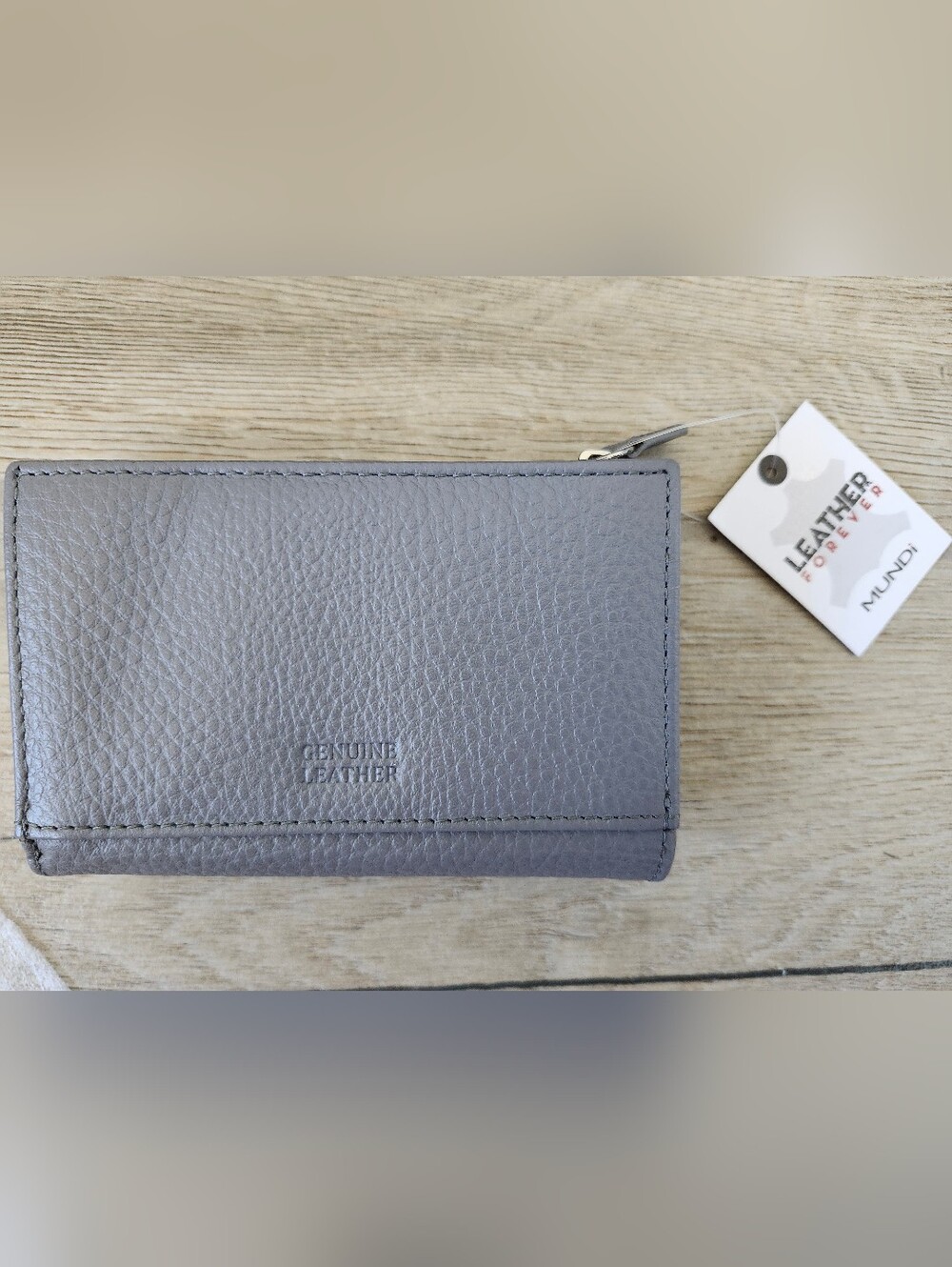 Mundi Rio Nordstrom Rack Women's Leather Wallet India Flap indexer Grey